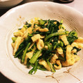tama_saya's cooksnap of when they made 簡単☆春菊と油あげ和え.