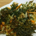 ♪syu☆syu♪'s cooksnap of when they made 人参と人参の葉のかき揚げ.