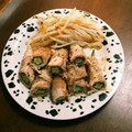 みみりん♪♪'s cooksnap of when they made 簡単 豚バラのオクラ巻き.