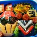 pekorinn's cooksnap of when they made キャラ弁ジュウオウジャー☆りんごイーグル.