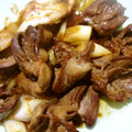わたるんママ's cooksnap of when they made つまみに最高☆鶏ハツと長ねぎの簡単炒め！.