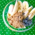 ふたごゆき's cooksnap of when they made 便秘解消☆黒ゴマきな粉のバナナヨーグルト.