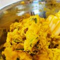 チーコ105's cooksnap of when they made かぼちゃとさつまいものレーズン入りサラダ.