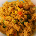 ゆかゆか0504's cooksnap of when they made 炊飯器で簡単　ツナのカレーピラフ.