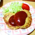 ゆうジュニア's cooksnap of when they made ♬我が家のハンバーグとロコモコ♬.