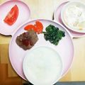 ☆ロコモッコ☆'s cooksnap of when they made 卵なし♪簡単ハンバーグ♪《幼児食》.