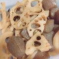 ＊Kie＊'s cooksnap of when they made れんこんとコンニャクの照り照り炒め.