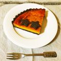 miisaakii's cooksnap of when they made 簡単濃厚かぼちゃのタルト♡ココア生地♡.