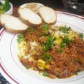 hanatmoco's cooksnap of when they made 昔ながらの基本のミートソーススパゲティ♪.