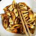 ゆで卵を茹でた孫's cooksnap of when they made ■簡単おつまみ♪ちくわのごま油焼き.