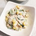 ねこだいしん's cooksnap of when they made 簡単！コーンツナきゅうり٩( ᐛ )و.