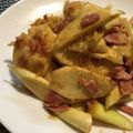 kazufuzi's cooksnap of when they made まこもだけとベーコンのきんぴら.