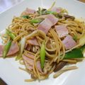 サオリ's cooksnap of when they made 長ネギとベーコン・キノコの和風パスタ♪.