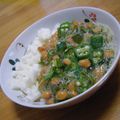 サオリ's cooksnap of when they made スタミナＵＰ！ねばねば和え♪.