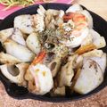 shazhi89's cooksnap of when they made 蓮根と海老のアヒージョ.