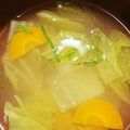 riea1130's cooksnap of when they made 白菜人参の味噌汁.
