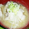 はらぺっこ♪'s cooksnap of when they made ほっこり！冬瓜の豚もやし味噌汁.