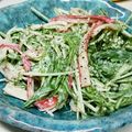 るらーさ's cooksnap of when they made あと一品！水菜とカニカマのマヨポンサラダ.