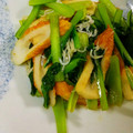 kirinda's cooksnap of when they made 小松菜とちくわのサッと炒め♬.