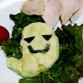 umizora's cooksnap of when they made ハロウィンおばけのポテトサラダ.