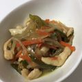 santomo☆'s cooksnap of when they made ぷりぷり♪鶏むね肉の野菜炒め☆.