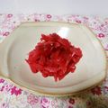 yasutonton's cooksnap of when they made ローゼル　生姜甘酢漬け.