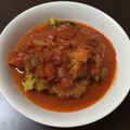 げっちゅ☆★☆'s cooksnap of when they made フライパン１つで肉団子チーズトマト煮込み.