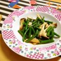 komutatata's cooksnap of when they made いんげん炒め、おつまみにもお弁当にも.