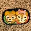 クックSAKANA's cooksnap of when they made キャラ弁☆ダッフィーとシェリーメイ.