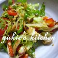 yukiはぴ's cooksnap of when they made ベーコンと野菜のクレソルチーズ炒め.