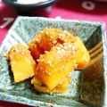 ＴＯＭＯＷＡＴ's cooksnap of when they made 減塩でもしっかり風味♪カボチャのゴマ和え.
