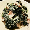 まりおっかあ's cooksnap of when they made 金時草とハムのマヨポン和え.