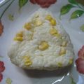 ゆみにゃむ's cooksnap of when they made コーンマヨ☆おにぎり.