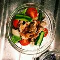 YUKAbuudaZ's cooksnap of when they made 簡単★ピリ辛豚しゃぶのスタミナサラダ～❤.