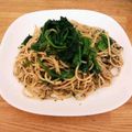 ✿佳✿'s cooksnap of when they made ゆかりでパパッと！和風小松菜パスタ.