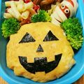 まゅきてぃ☆'s cooksnap of when they made ★ハロウィン★オムライスキャラ弁★.