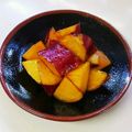 taako1552's cooksnap of when they made ヘルシー！フライパンで揚げない大学いも.