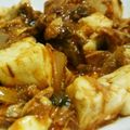 津田未来's cooksnap of when they made ご飯がススム♪さば缶ピリ辛豆腐.