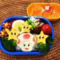 mimiminomi's cooksnap of when they made ☆キャラ弁☆キノピオ キノピコ.