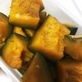 クック2U31E5☆'s cooksnap of when they made 圧力鍋でホクホクかぼちゃの煮物.