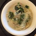 しえすた0506's cooksnap of when they made ツナとほうれん草のクリームスープパスタ.