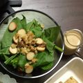 ゴン太ё's cooksnap of when they made サラダほうれん草とスモークチーズのサラダ.
