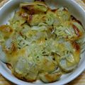 yuaomai's cooksnap of when they made もやし＆里芋の味噌マヨグラタン.