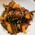クック57JIT6☆'s cooksnap of when they made 旬の味♪＊さつまいものツルの炒め煮＊.