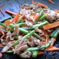 かあさん's cooksnap of when they made 豚肉とインゲンの照り焼き.