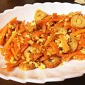 nyannyam's cooksnap of when they made にんじんと豆腐のチャンプルー風.