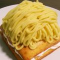 ずーらしあ's cooksnap of when they made 簡単！おいしい！さつまいもモンブラン.