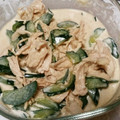 順ティ's cooksnap of when they made ささみときゅうりのポン酢マヨ＋スープ.