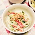 タニカゼ's cooksnap of when they made きゅうりとカニカマのサラダ小鉢☆.