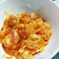 ひとみり☆'s cooksnap of when they made ふわふわたまご海老チリ.